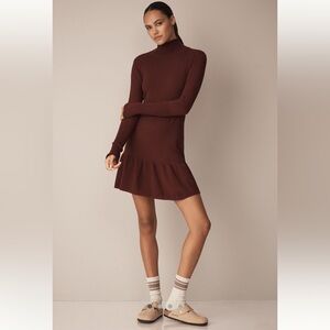 Anthropologie Sundays Andes Dress Maroon Burgundy